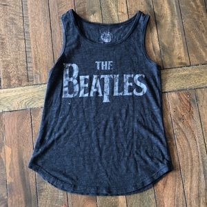 The Beatles loose grey tank top